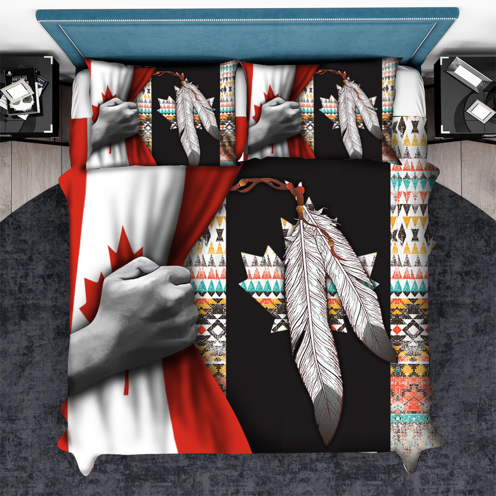 Feather Every Child Matters Canada Bedding Set September 30th Orange Day Movement Merch Decor