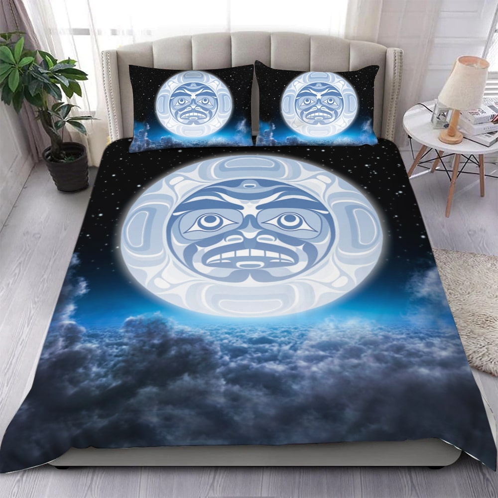 The Moon Pacific Northwest Art Bedding Set Gift For Friends