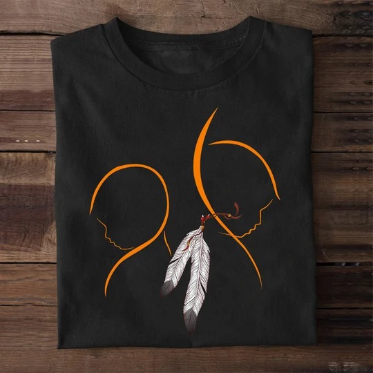 Every Child Matters Shirt Orange Shirt Day 2023 Awareness Feather T-Shirt Gift For Cousin (Copy)