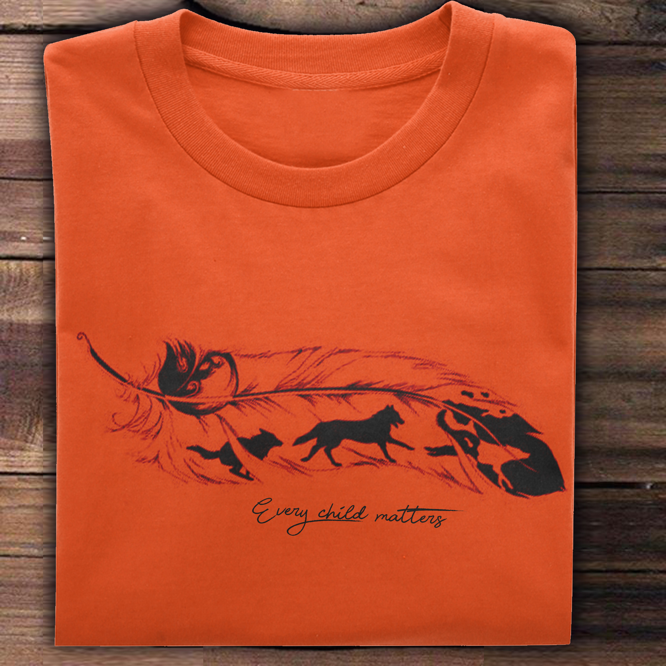 Every child Matters Wolf Orange Shirt Day 2023-1