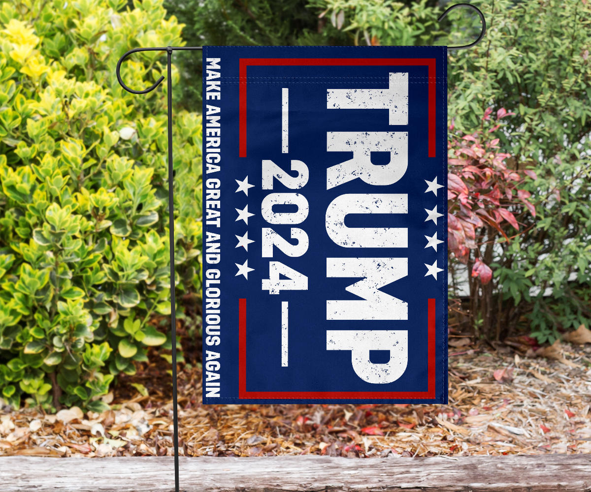 Trump 2025 Flag Make America Great And Glorious Again MAGAGA Trump